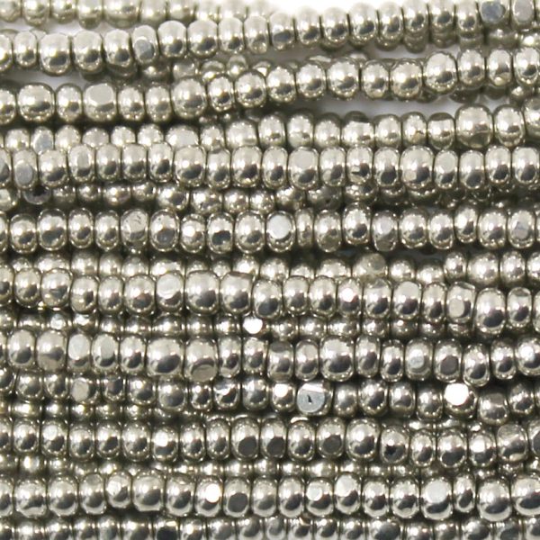 13/0 Czech Charlotte Cut Seed Bead, Terra Galvanized Antique Silver