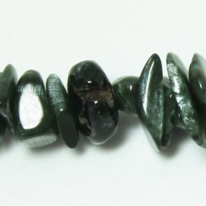 Seraphinite Chips, 8mm average size, 16"