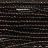 10/0 Czech Seed Bead, Transparent Dark Smoke Topaz