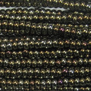 10/0 Czech Seed Bead, Brown Iris