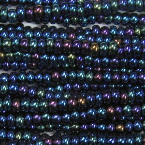 10/0 Czech Seed Bead, Blue Iris