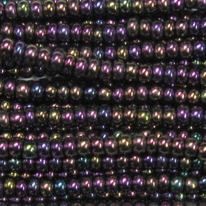 10/0 Czech Seed Bead, Purple Iris