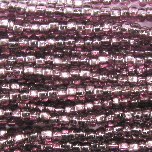 10/0 Czech Seed Bead, Silver Lined Amethyst