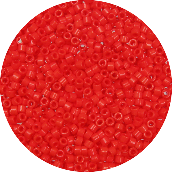 DB0727 - 11/0 Miyuki Delica Beads, Opaque Light Red