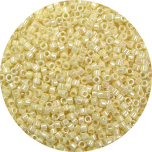 DB0157 - 11/0 Miyuki Delica Beads, Opaque Ivory AB