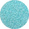 DB0078 - 11/0 Miyuki Delica Beads, Aqua Blue Lined Crystal AB*