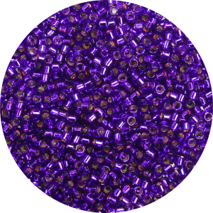 DB0610 - 11/0 Miyuki Delica Beads, Silver Lined Royal Purple*