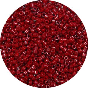 DB0654 - 11/0 Miyuki Delica Beads, Opaque Dark Red*