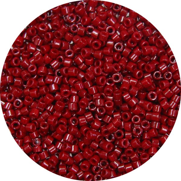 DB0654 - 11/0 Miyuki Delica Beads, Opaque Dark Red*
