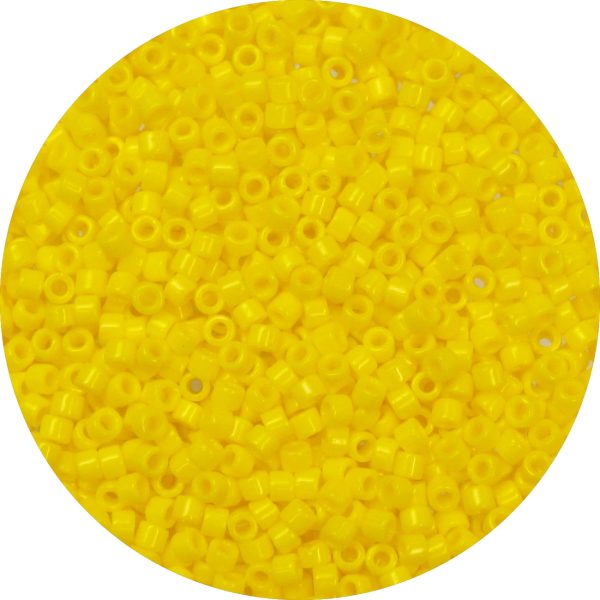DB1132 - 11/0 Miyuki Delica Beads, Opaque Corn Yellow