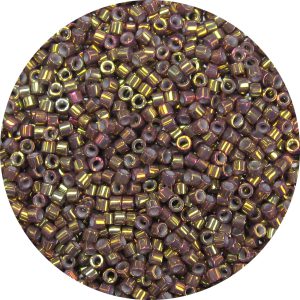 DB1010 - 11/0 Miyuki Delica Beads, Gold Luster Opaque Tan AB