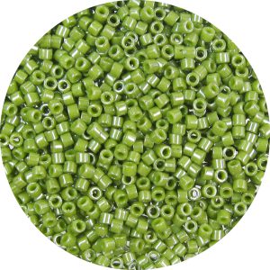 DB0263 - 11/0 Miyuki Delica Beads, Opaque Olive Green Luster*