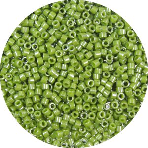 DB0263 - 11/0 Miyuki Delica Beads, Opaque Olive Green Luster*