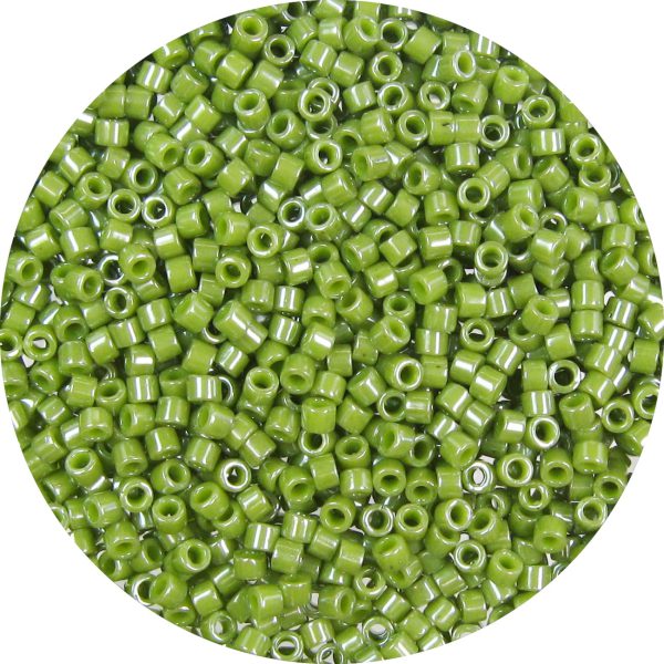 DB0263 - 11/0 Miyuki Delica Beads, Opaque Olive Green Luster*