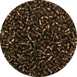 DB0150 - 11/0 Miyuki Delica Beads, Silver Lined Dark Colorado Topaz