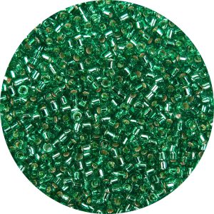 DB1208 - 11/0 Miyuki Delica Beads, Silver Lined Teal