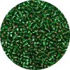 DB0148 - 11/0 Miyuki Delica Beads, Silver Lined Dark Kelly Green