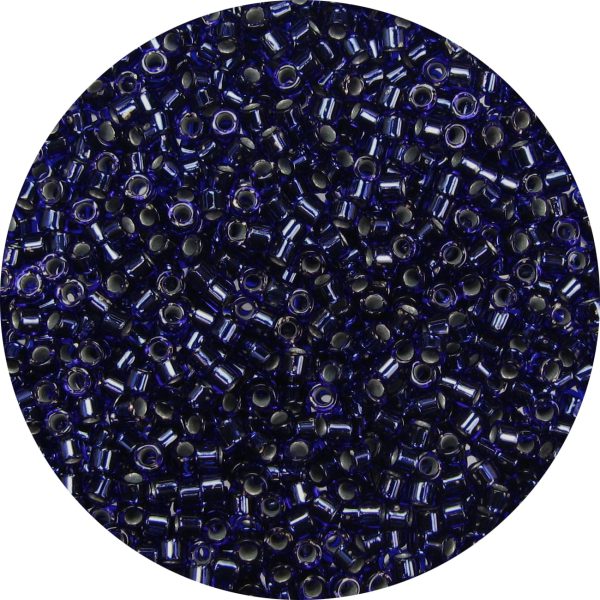 DB0183 - 11/0 Miyuki Delica Beads, Copper Lined Montana Blue