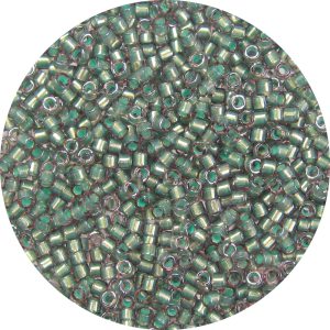 DB1712 - 11/0 Miyuki Delica Beads, Metallic Seafoam Lined Amethyst