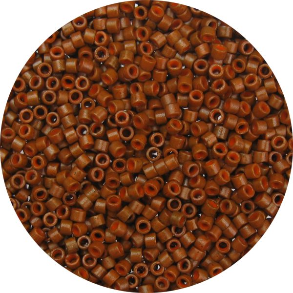 DB0794 - 11/0 Miyuki Delica Beads, Frosted Opaque Brick Brown*