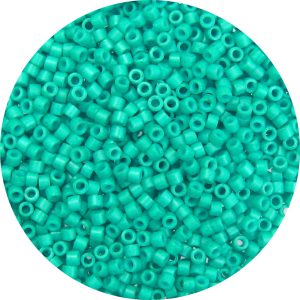 DB0793 - 11/0 Miyuki Delica Beads, Frosted Opaque Prussian Turquoise*