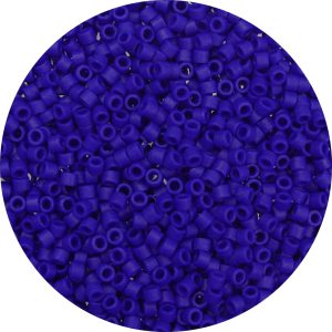 DB0756 - 11/0 Miyuki Delica Beads, Frosted Opaque Navy Blue