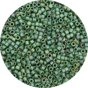 DB0373 - 11/0 Miyuki Delica Beads, Frosted Metallic Light Teal AB