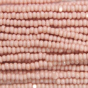 Czech Charlotte/True Cut Seed Bead, Opaque Cheyenne Pink Tint