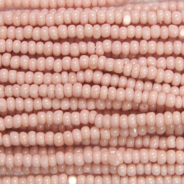 Czech Charlotte/True Cut Seed Bead, Opaque Cheyenne Pink LIMITED