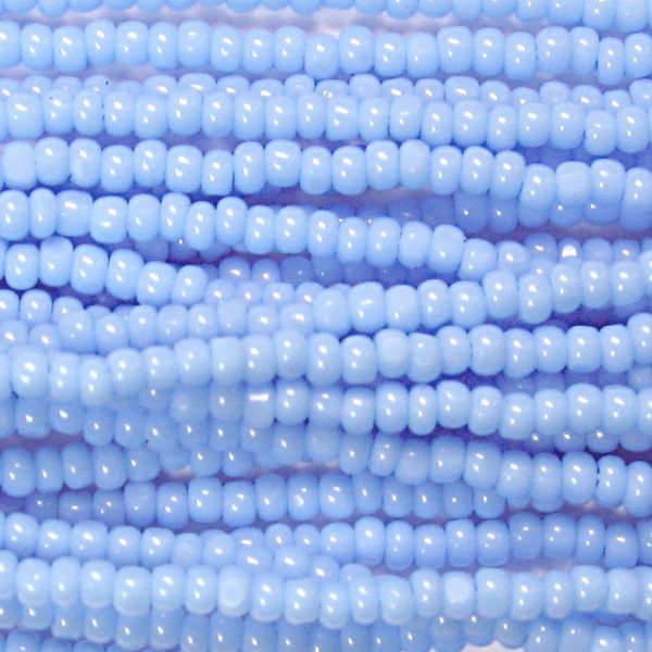 11/0 Czech Charlotte/True Cut Seed Bead, Opaque Powder Blue