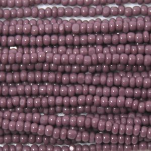 11/0 Czech Charlotte/True Cut Seed Bead, Opaque Purple