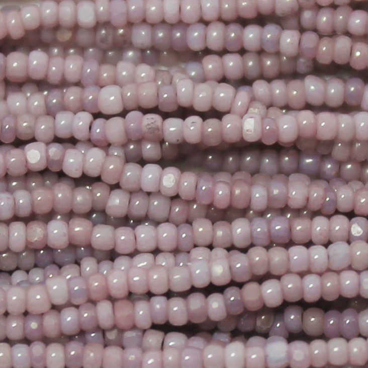LIMITED 13/0 Czech Charlotte Cut Seed Bead, Greasy Mauve