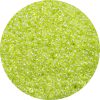 11/0 Japanese Seed Bead, Transparent Light Olivine Luster