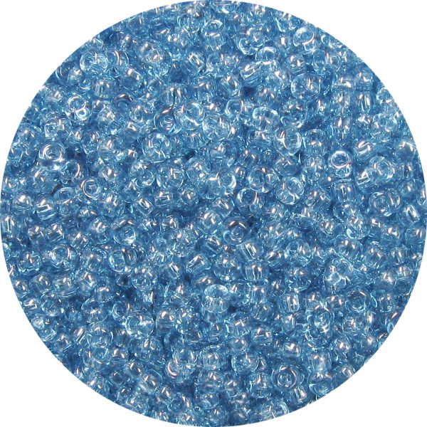11/0 Japanese Seed Bead, Transparent Sapphire Blue Luster