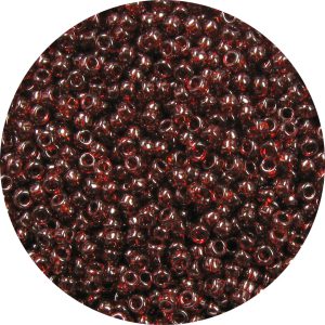 11/0 Japanese Seed Bead, Transparent Gold Luster Smoky Garnet