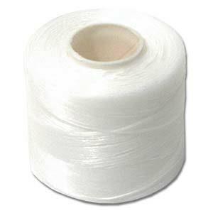 Size B Nymo Beading Thread, 3 Ounce Cone, White, 2281 yds, Medium – Garden  of Beadin