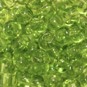 2/0 Czech Seed Bead, Transparent Olivine