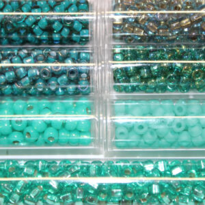 6/0 Teal Waters Japanese Seed Bead Mini Pack