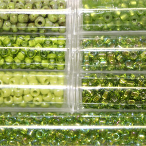 6/0 Luscious Lime Japanese Seed Bead Mini Pack