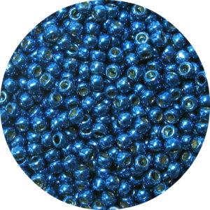 Japanese Seed Bead, PermaFinish Metallic Capri