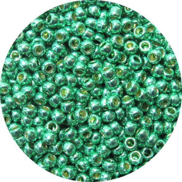 Japanese Seed Bead, PermaFinish Metallic Emerald