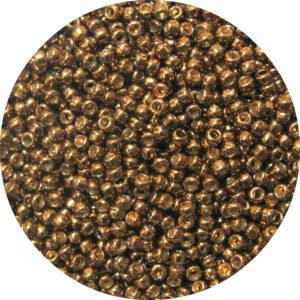 11/0 Japanese Seed Bead, PermaFinish Metallic Antique Bronze**