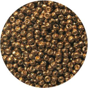 Japanese Seed Bead, PermaFinish Metallic Antique Bronze