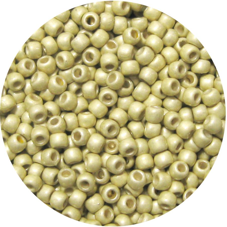 8/0 Miyuki Japanese Seed Beads with Czech Coating - White