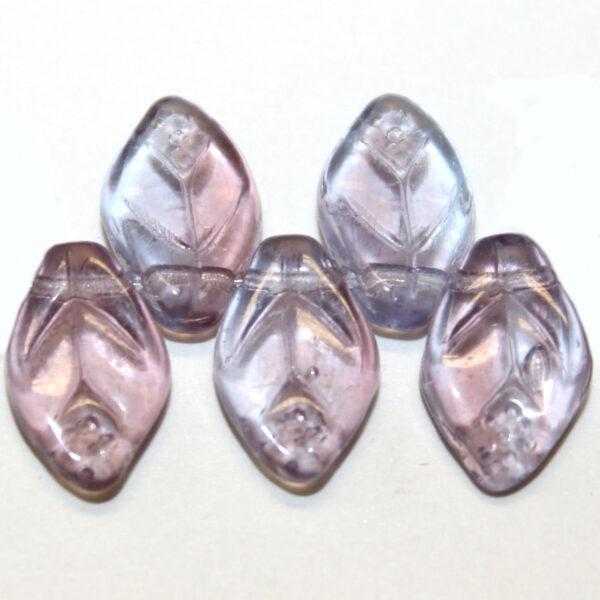 7x12mm Leaves Rosa & Alexandrite