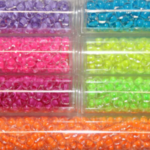 6/0 Japanese Neon Lined Crystal Variety Pack
