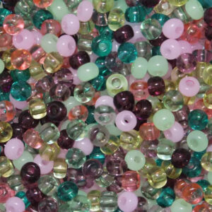 6/0 Czech Seed Bead Tourmaline Treasures Mix, Garden of Beadin' Exclusive