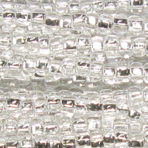 1/0 Czech Glass Seed Bead Silver Lined Crystal