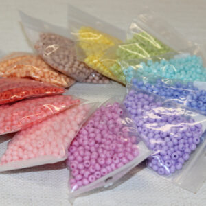 6/0 Czech Seed Bead Opaque Pastel Tint Variety pack
