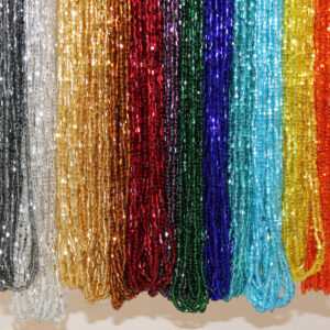 11/0 Two Cut Czech Seed Bead Silver Lined Rainbow Variety Pack